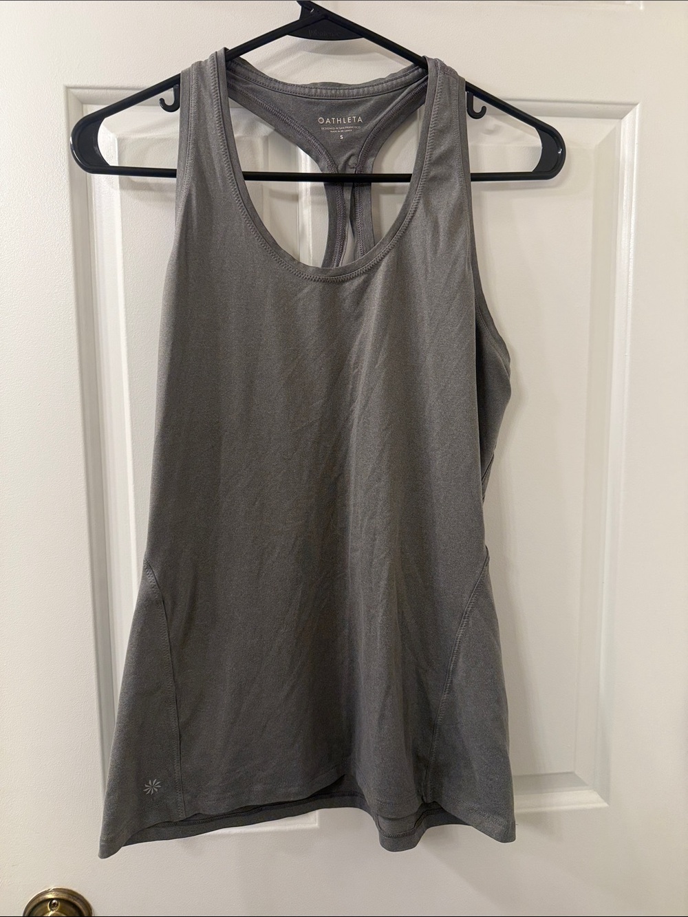 Athleta Women's Charcoal Racerback Athletic Tank